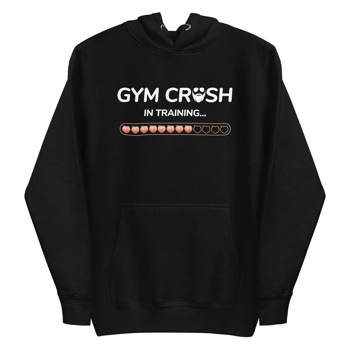 Gym Crush In Training (Peach) Premium Hoodie
