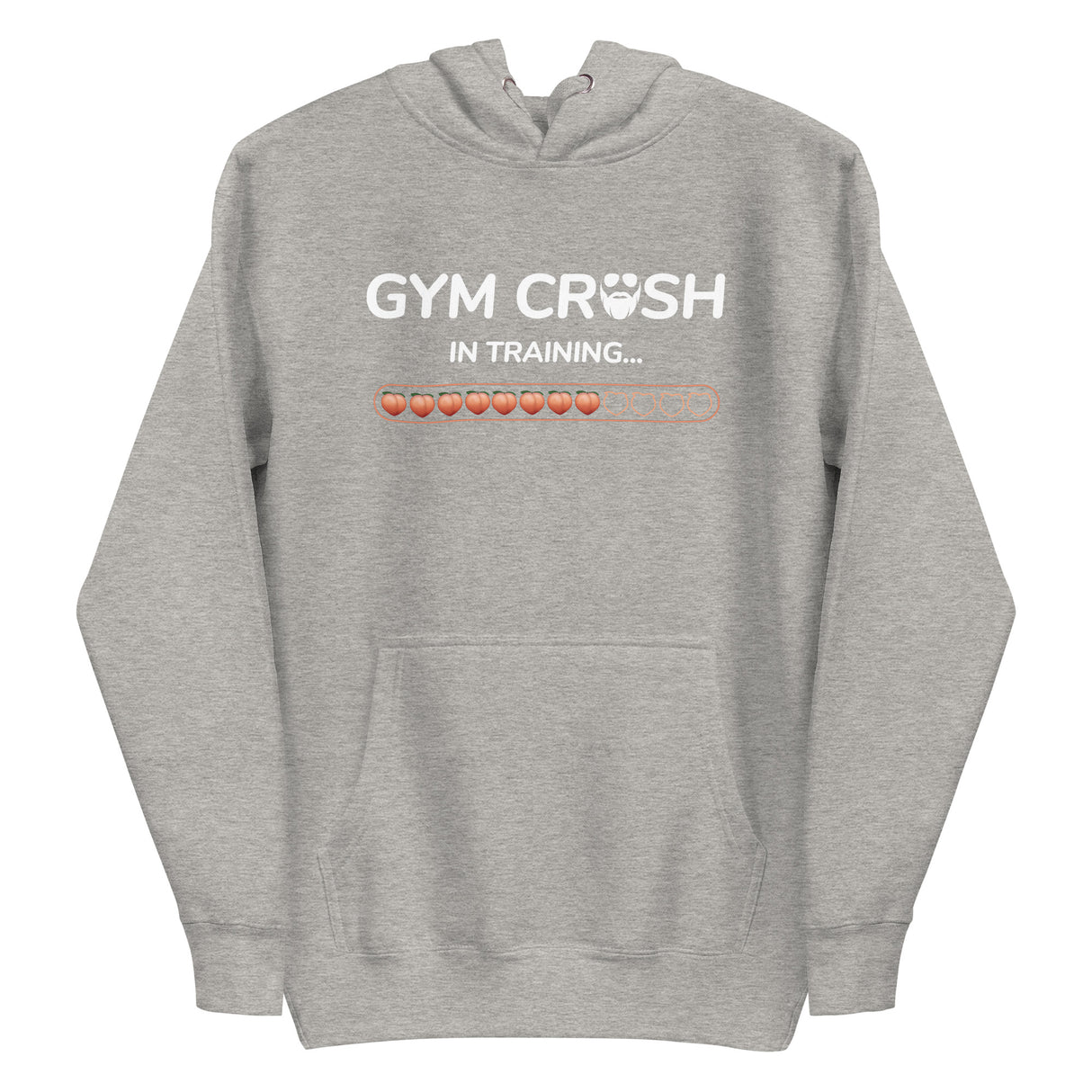 Gym Crush In Training (Peach) Premium Hoodie