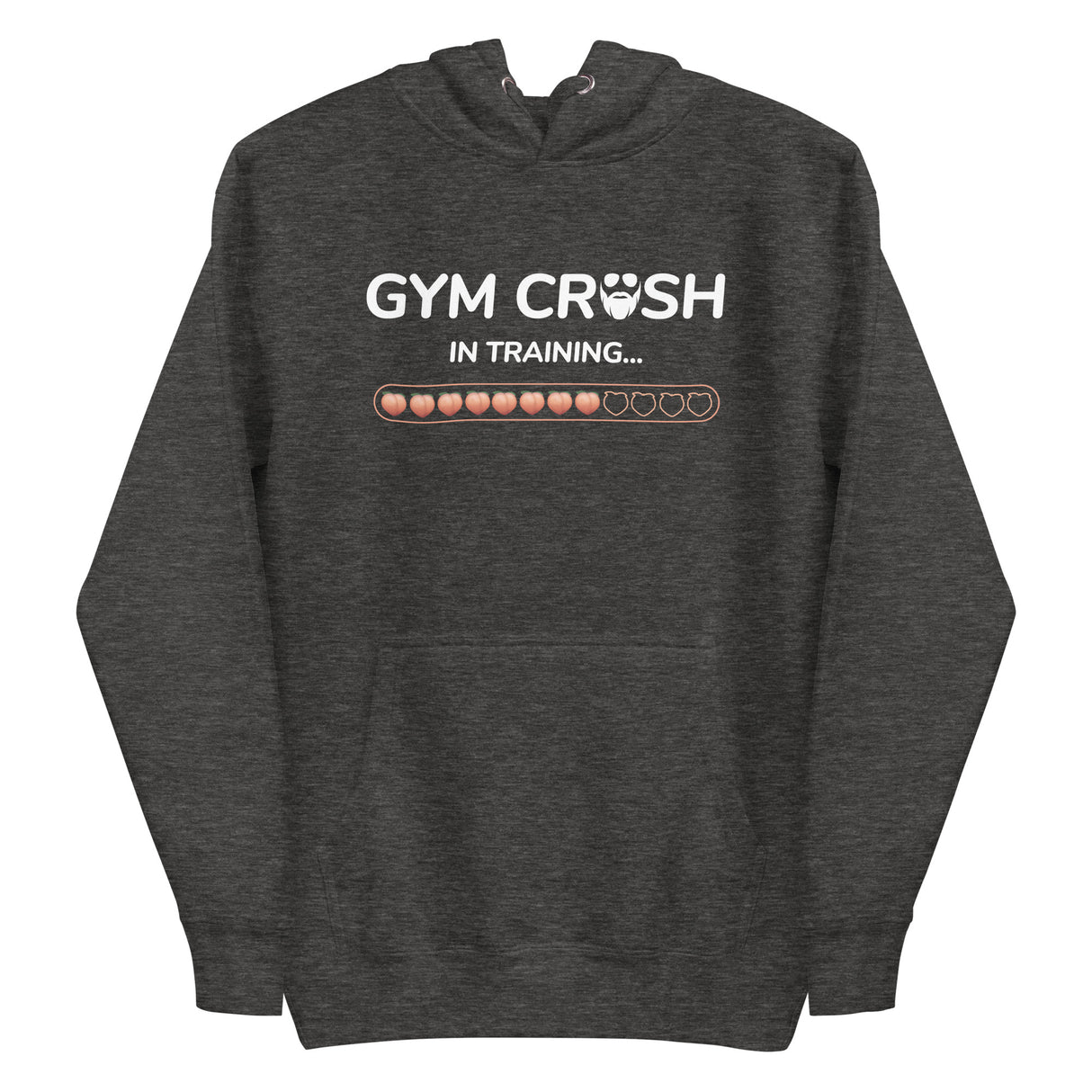 Gym Crush In Training (Peach) Premium Hoodie