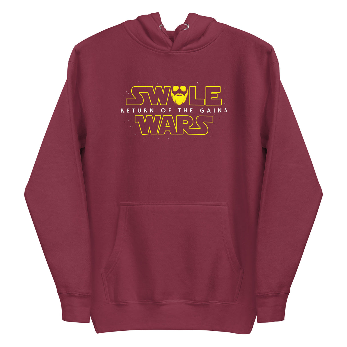 Swole Wars Yellow Premium Hoodie