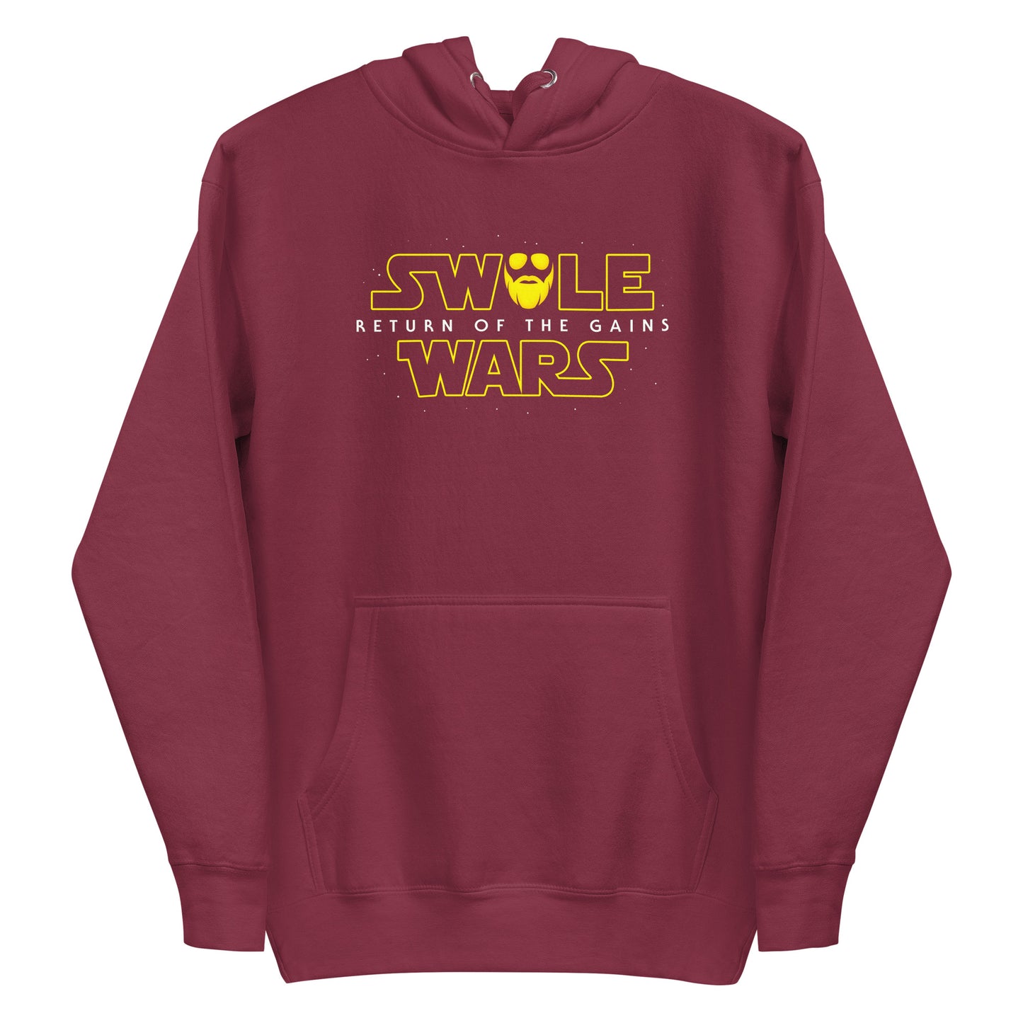Swole Wars Yellow Premium Hoodie