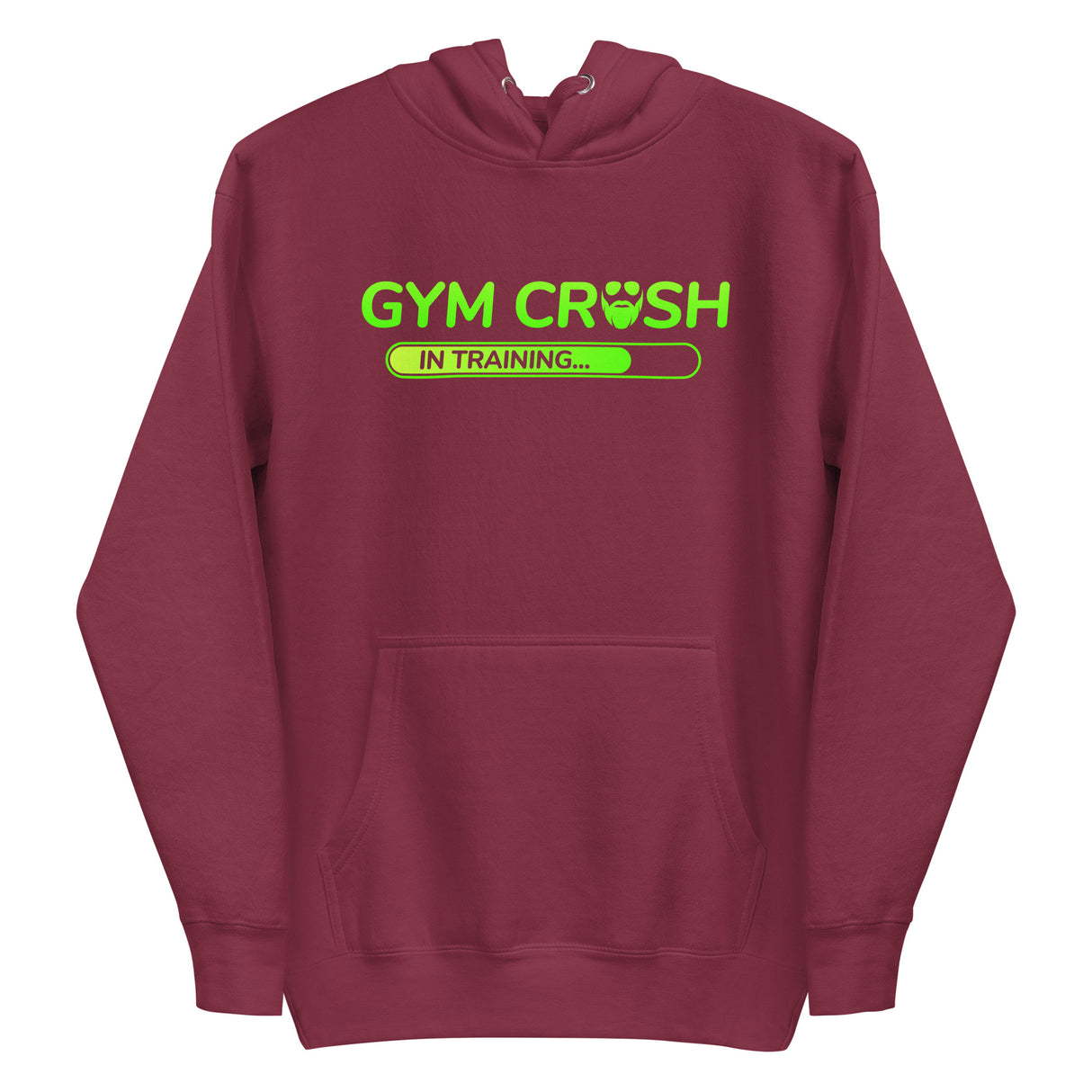 Gym Crush In Training (Green) Premium Hoodie