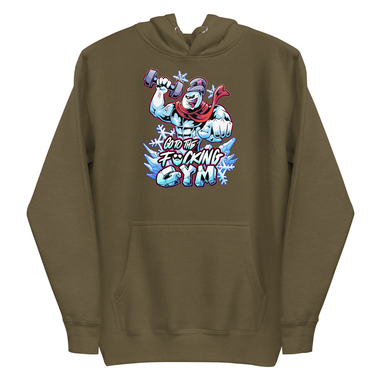 Frosty The SwoleMan Premium Hoodie