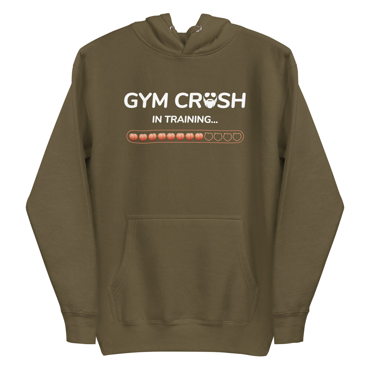 Gym Crush In Training (Peach) Premium Hoodie