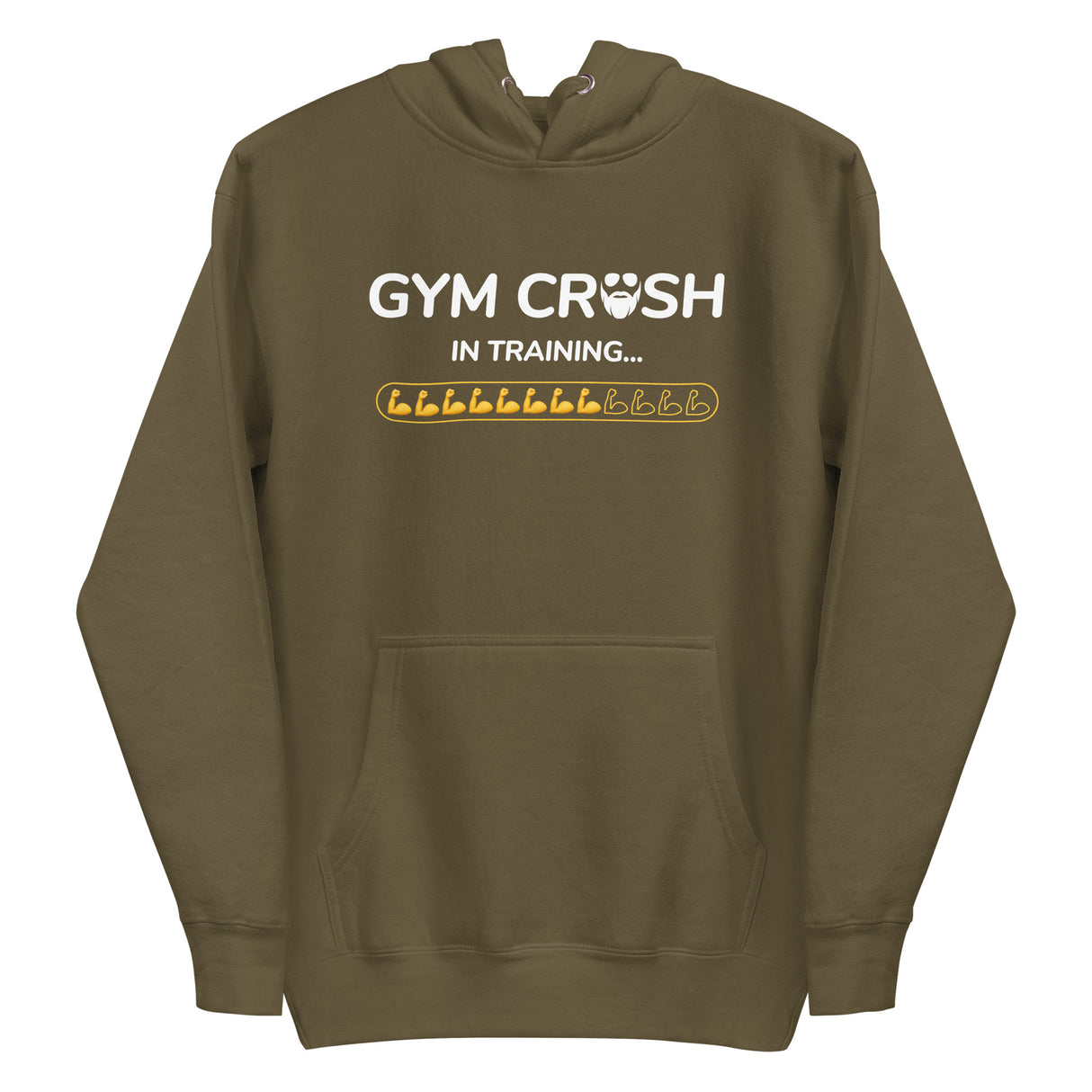 Gym Crush In Training (Bicep) Premium Hoodie