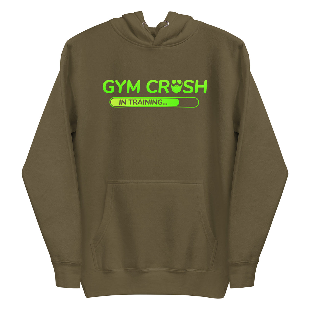Gym Crush In Training (Green) Premium Hoodie