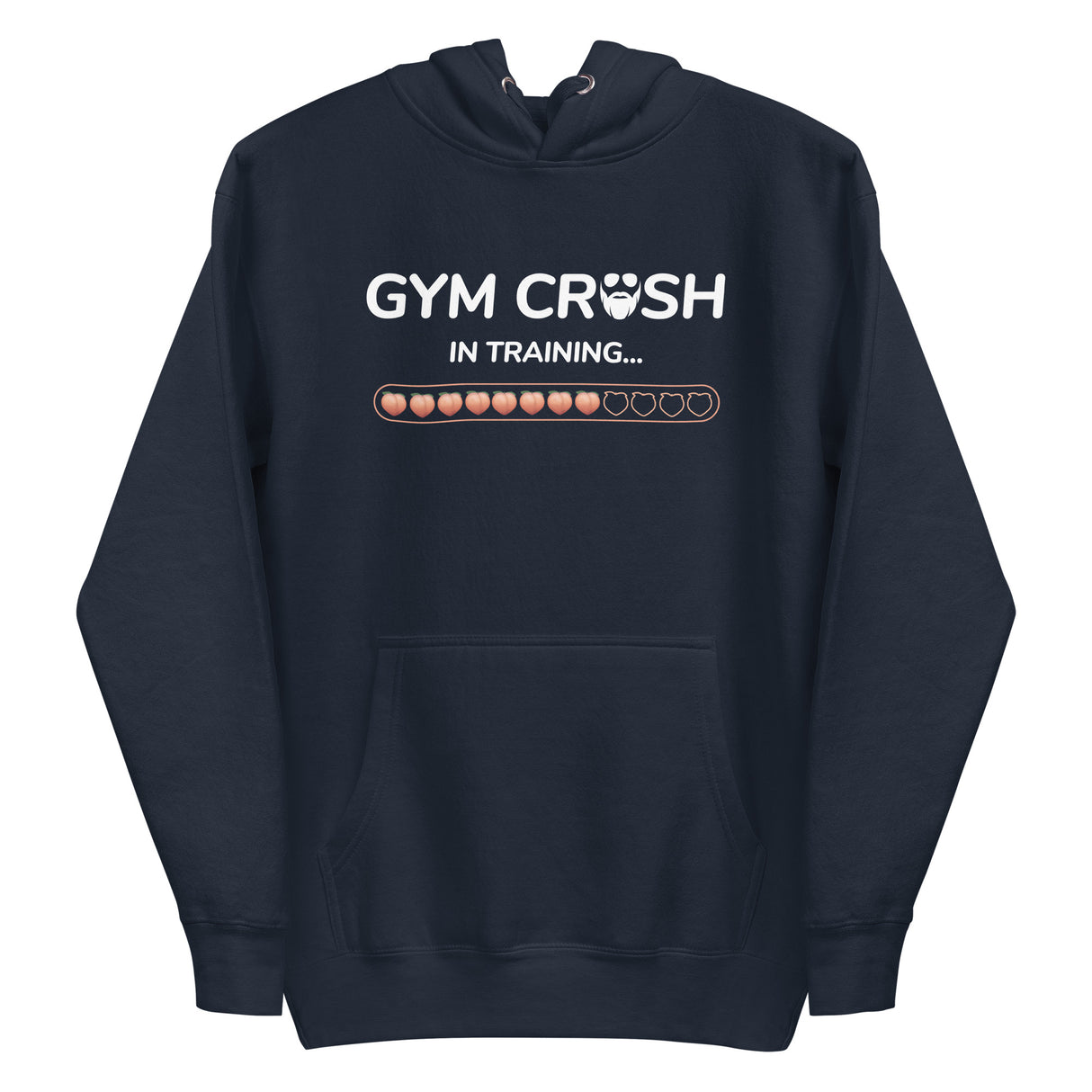 Gym Crush In Training (Peach) Premium Hoodie