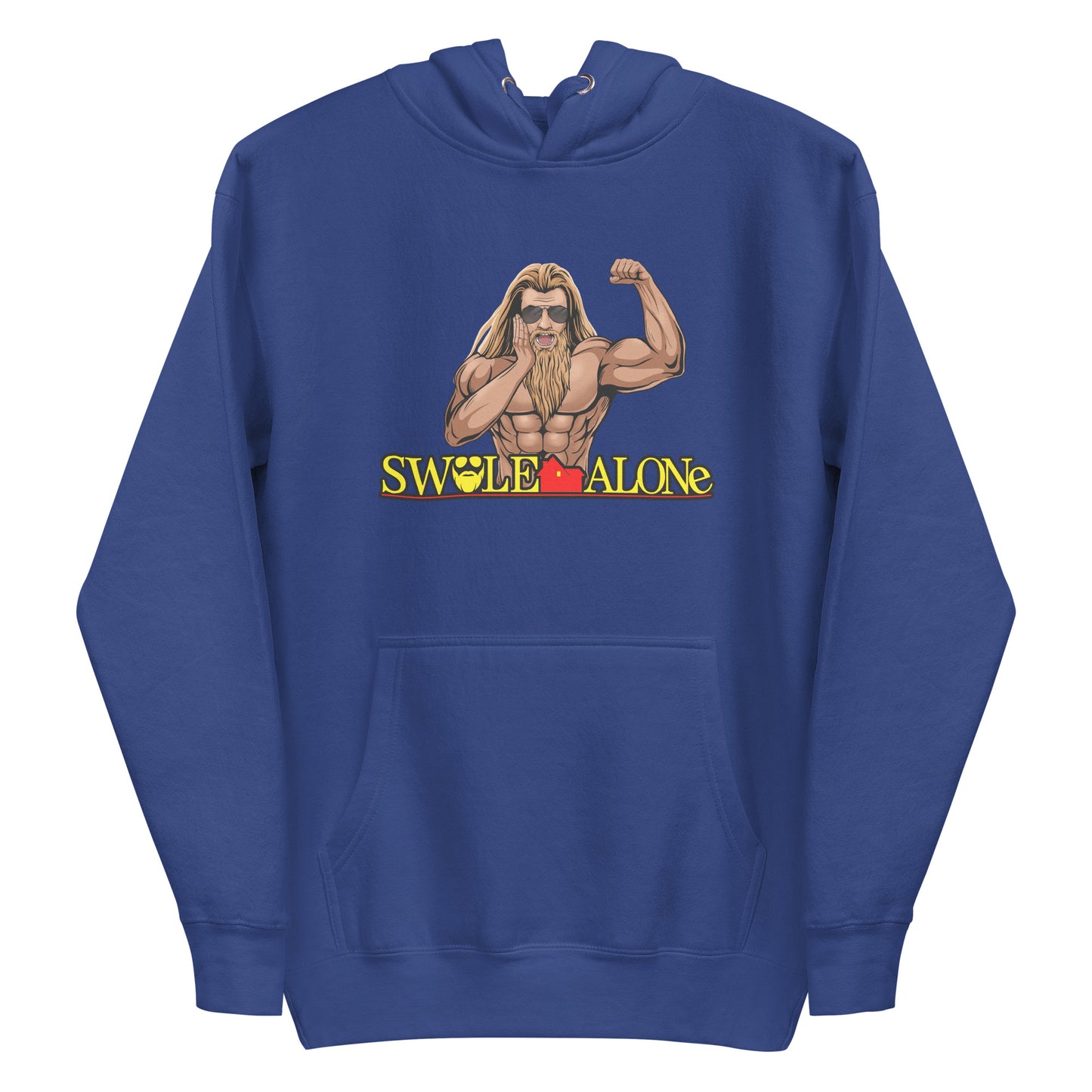 Swole Alone (Image) Premium Hoodie
