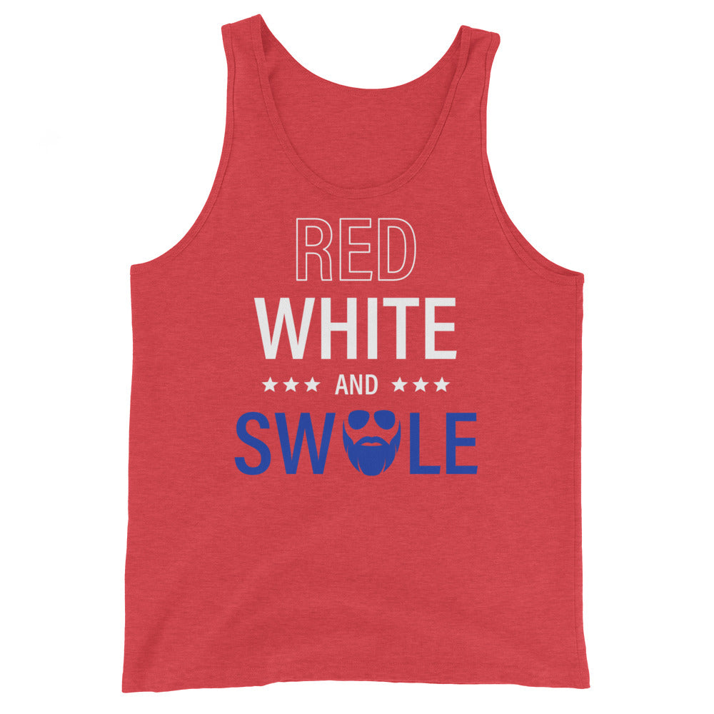 Red, White and Swole Men's Tank Top