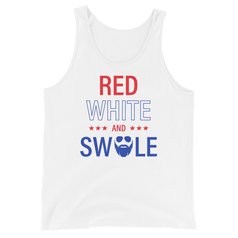 Red, White and Swole Men's Tank Top