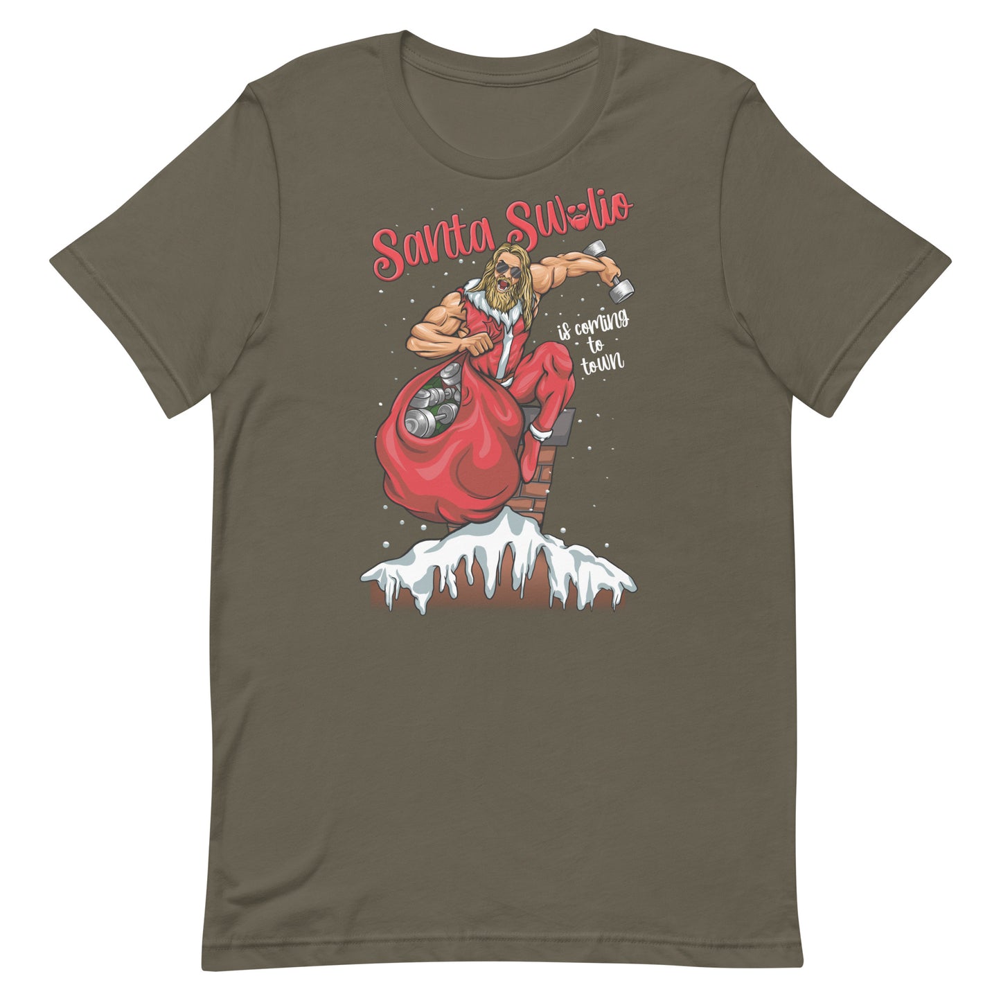 Santa Swolio Is Coming To Town T-Shirt