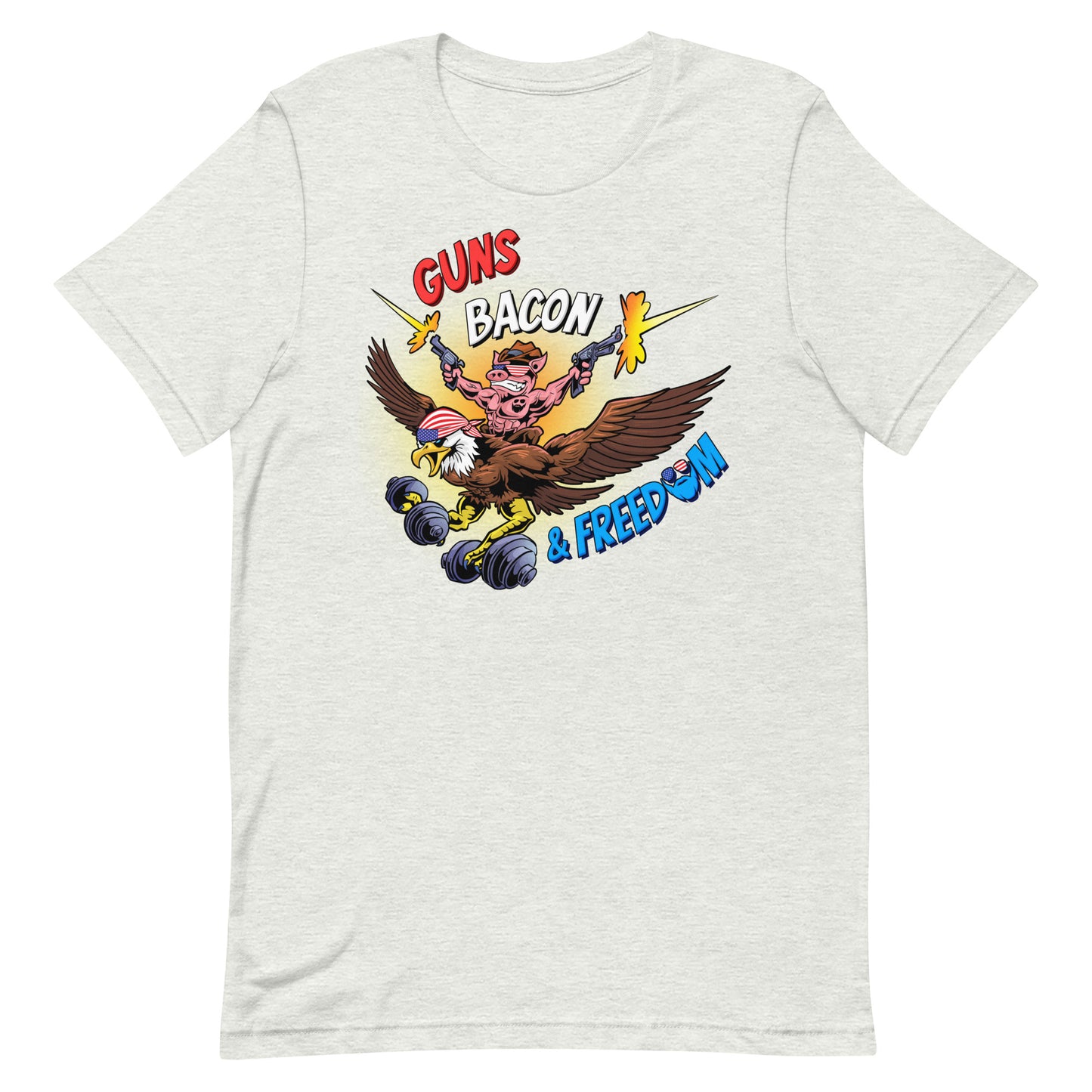 Guns, Bacon & Freedom (Image) T-Shirt
