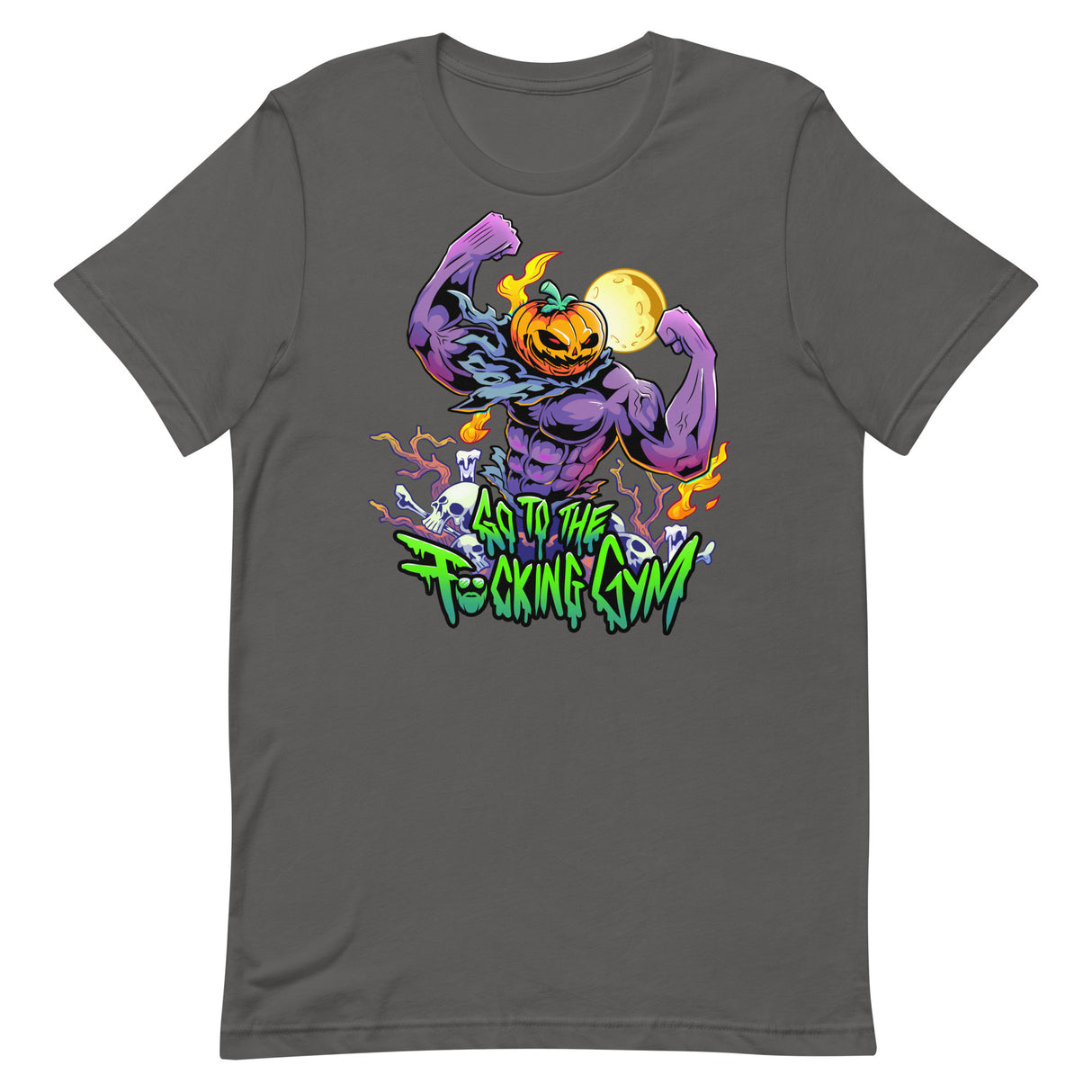 Pumpkin Head Go To The F*cking Gym T-Shirt