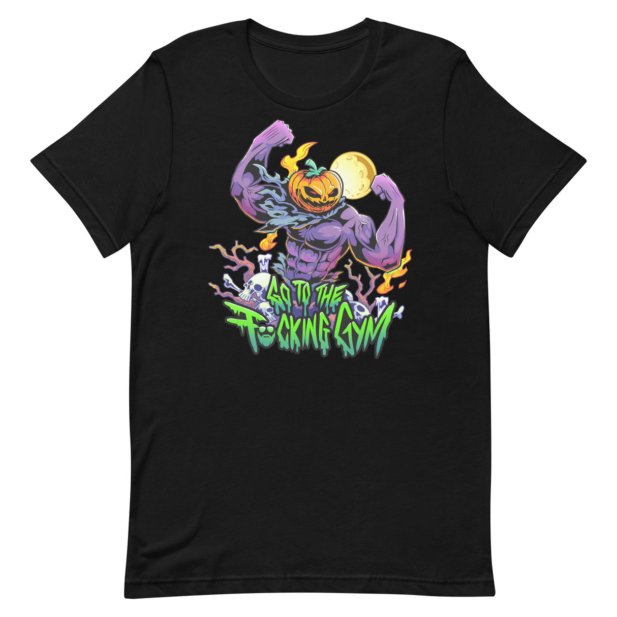 Pumpkin Head Go To The F*cking Gym T-Shirt