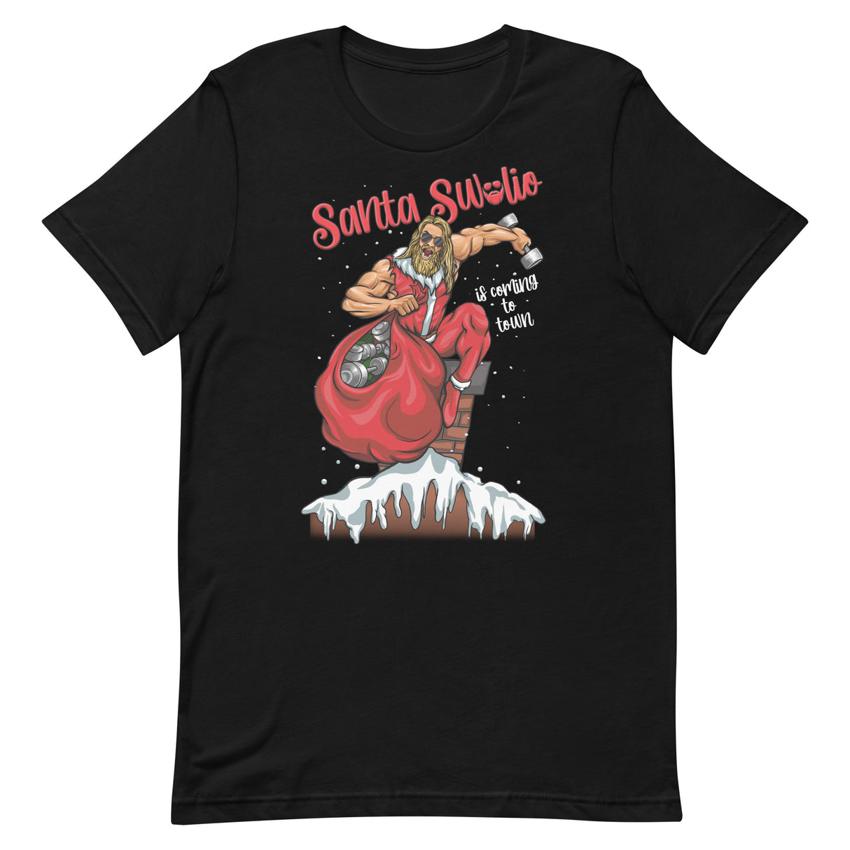 Santa Swolio Is Coming To Town T-Shirt