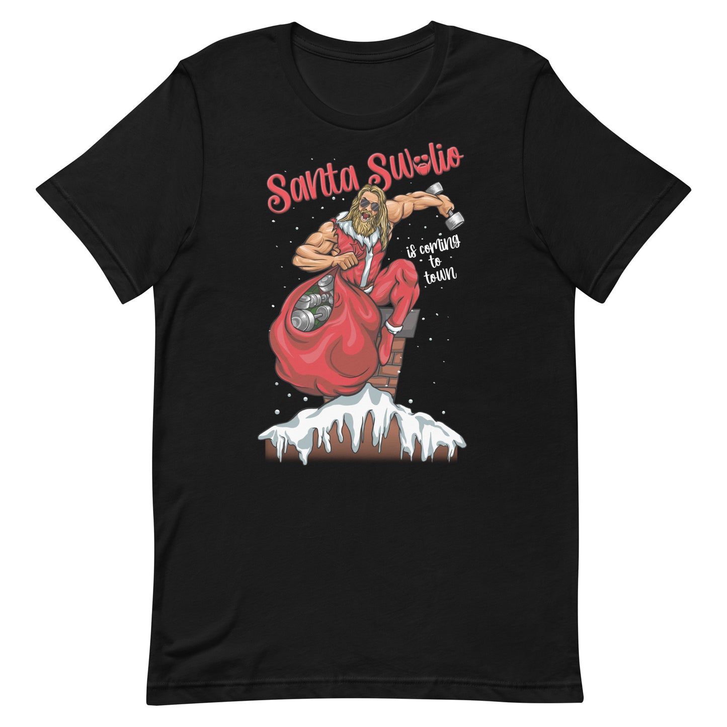 Santa Swolio Is Coming To Town T-Shirt