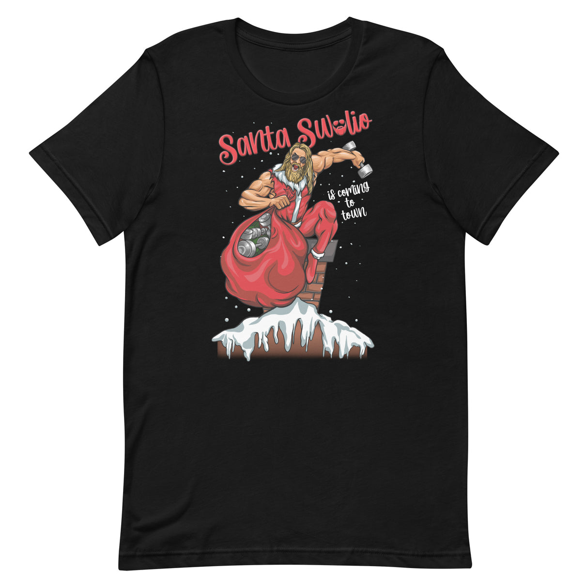 Santa Swolio Is Coming To Town T-Shirt