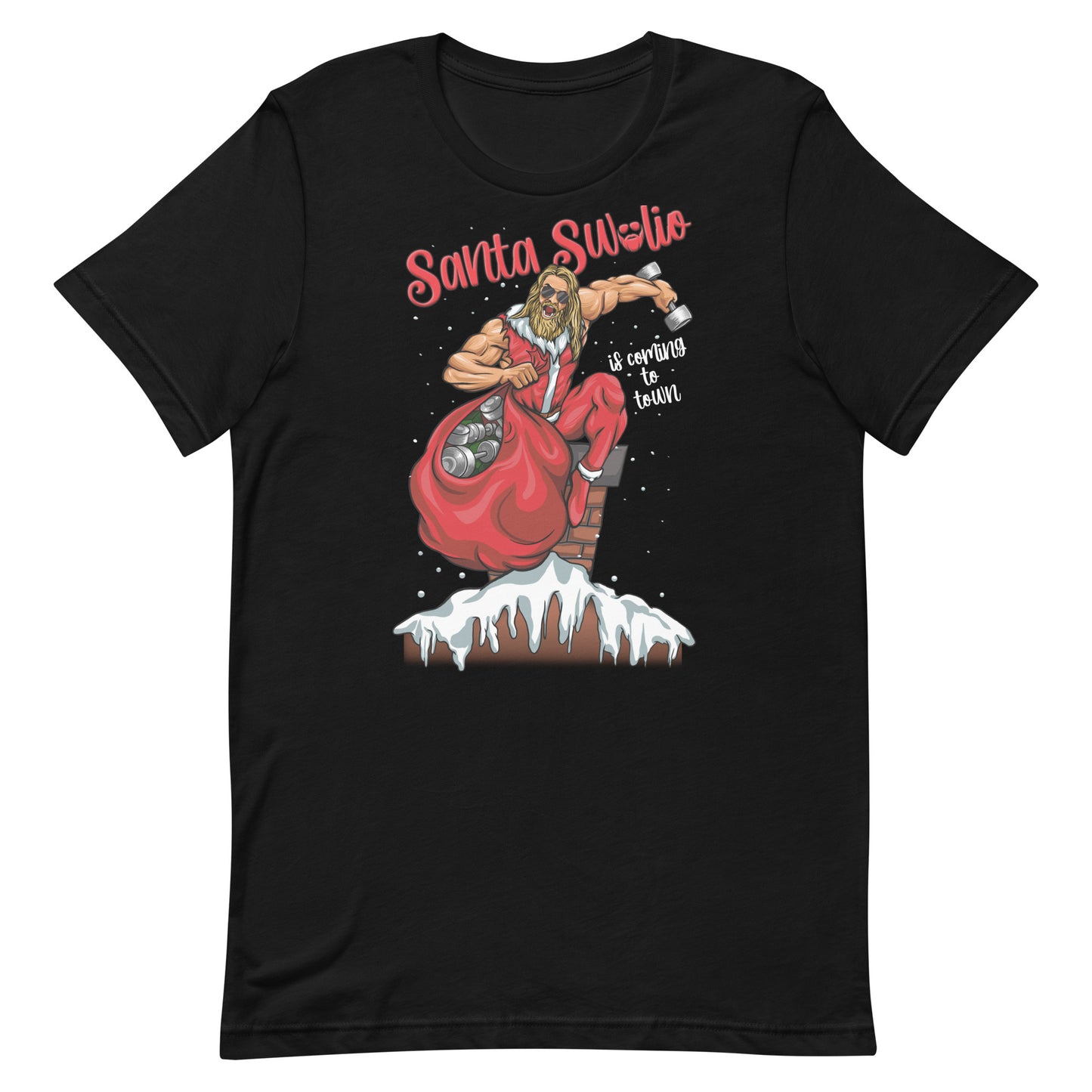 Santa Swolio Is Coming To Town T-Shirt