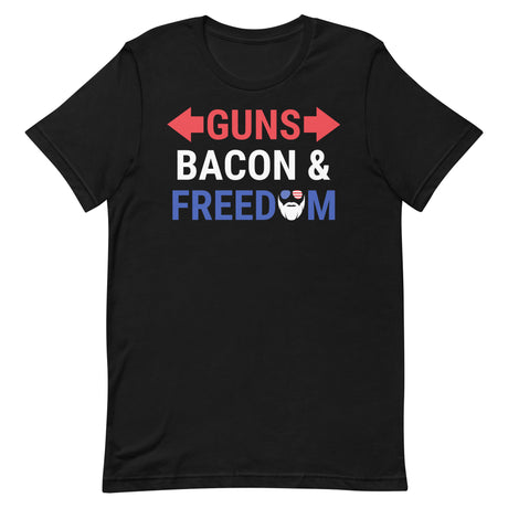 Guns, Bacon & Freedom (Text) T-Shirt