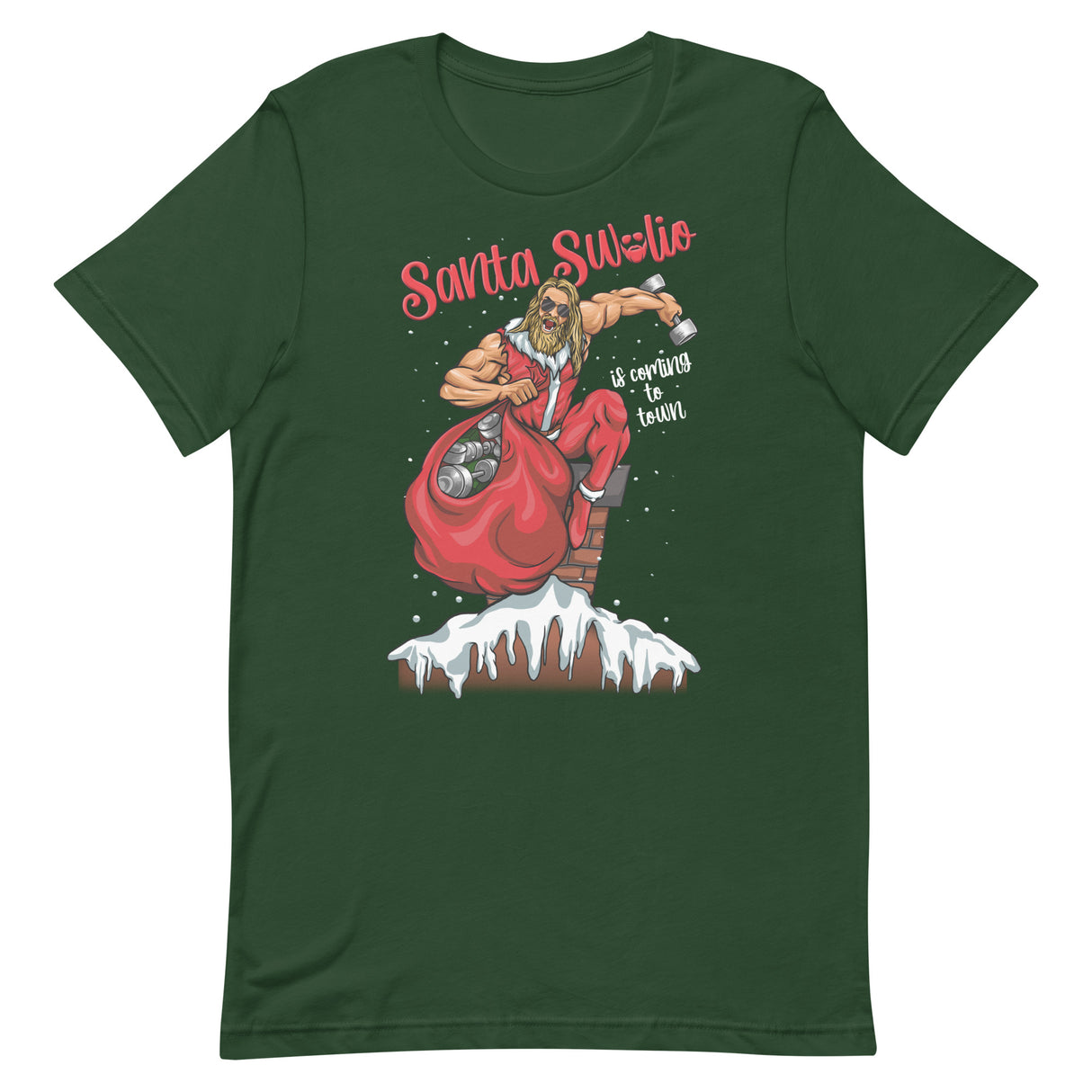 Santa Swolio Is Coming To Town T-Shirt