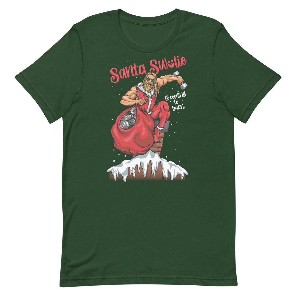 Santa Swolio Is Coming To Town T-Shirt