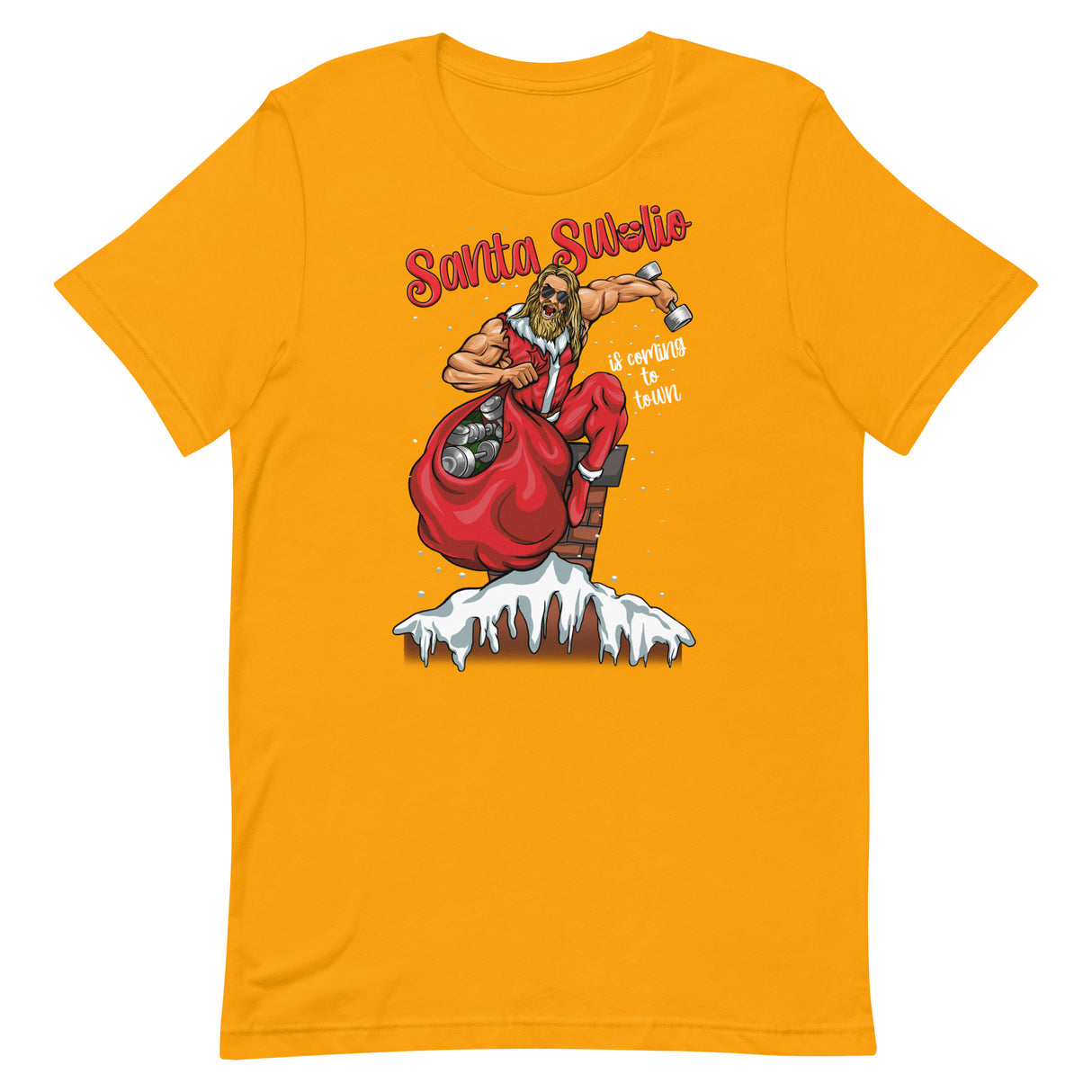 Santa Swolio Is Coming To Town T-Shirt