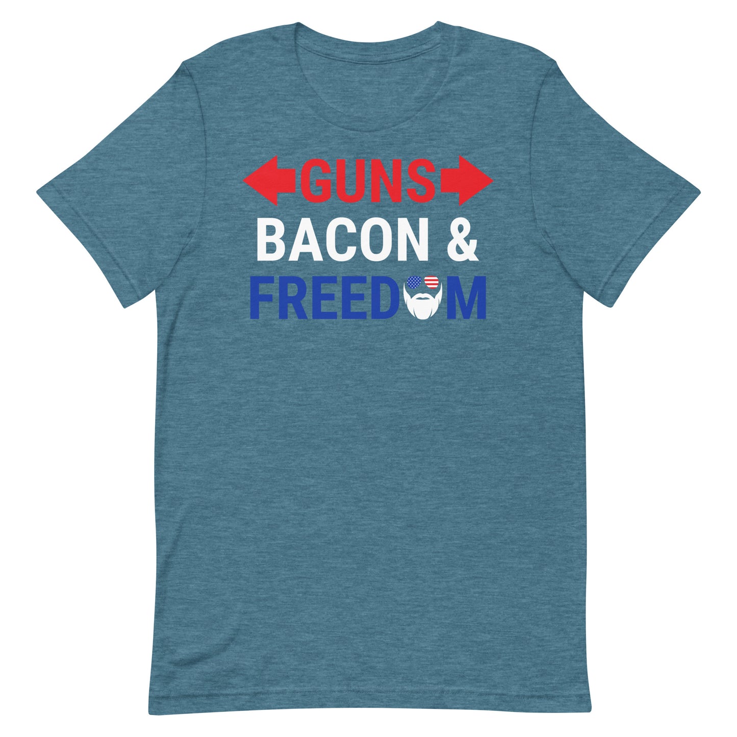 Guns, Bacon & Freedom (Text) T-Shirt