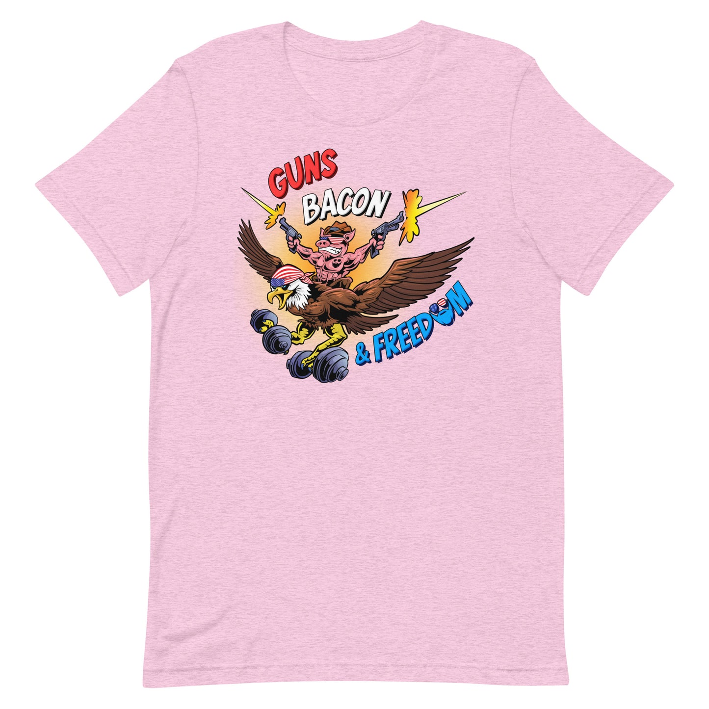 Guns, Bacon & Freedom (Image) T-Shirt