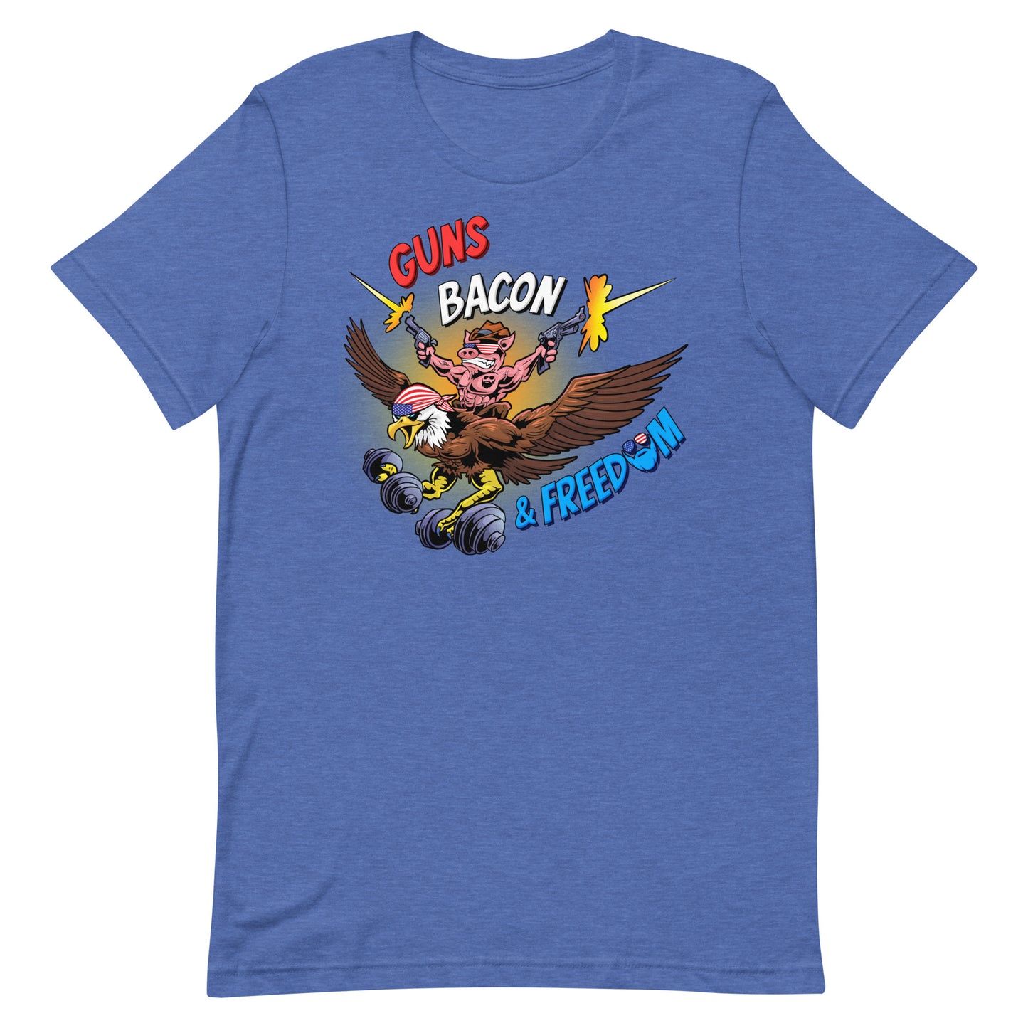 Guns, Bacon & Freedom (Image) T-Shirt