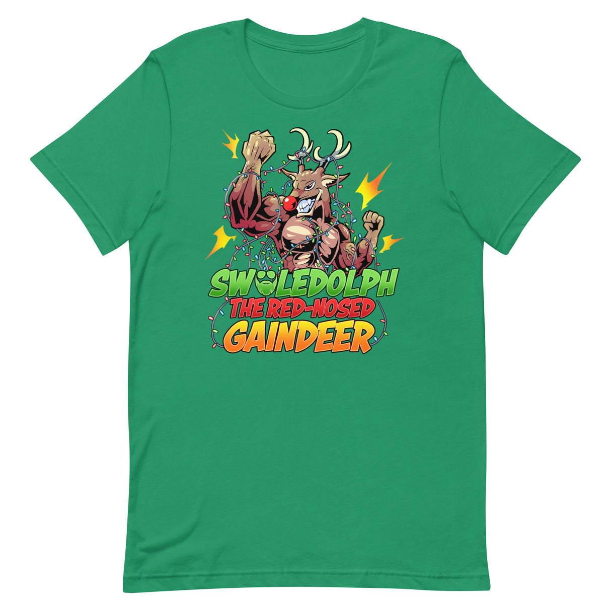 Swoledolph The Red-Nosed Gaindeer T-Shirt