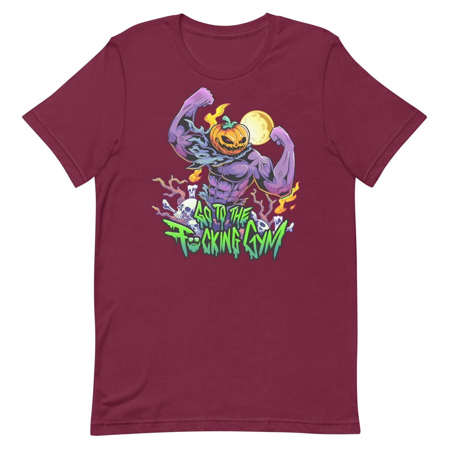 Pumpkin Head Go To The F*cking Gym T-Shirt
