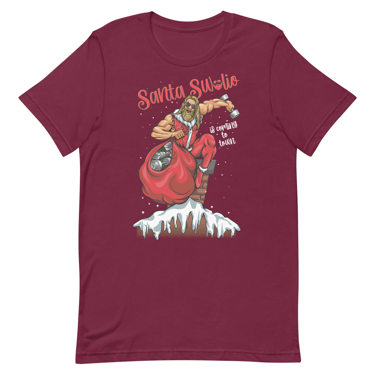 Santa Swolio Is Coming To Town T-Shirt
