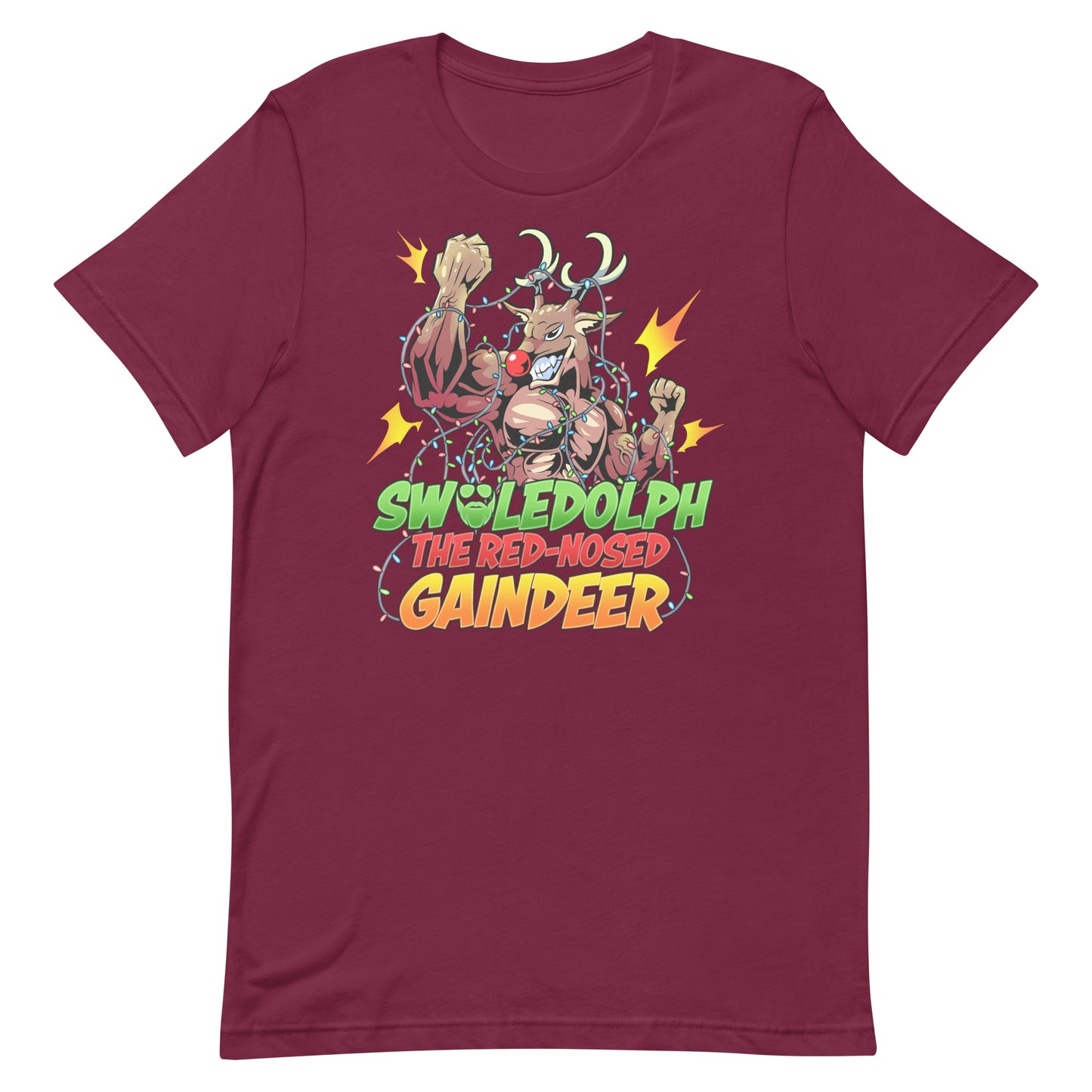 Swoledolph The Red-Nosed Gaindeer T-Shirt