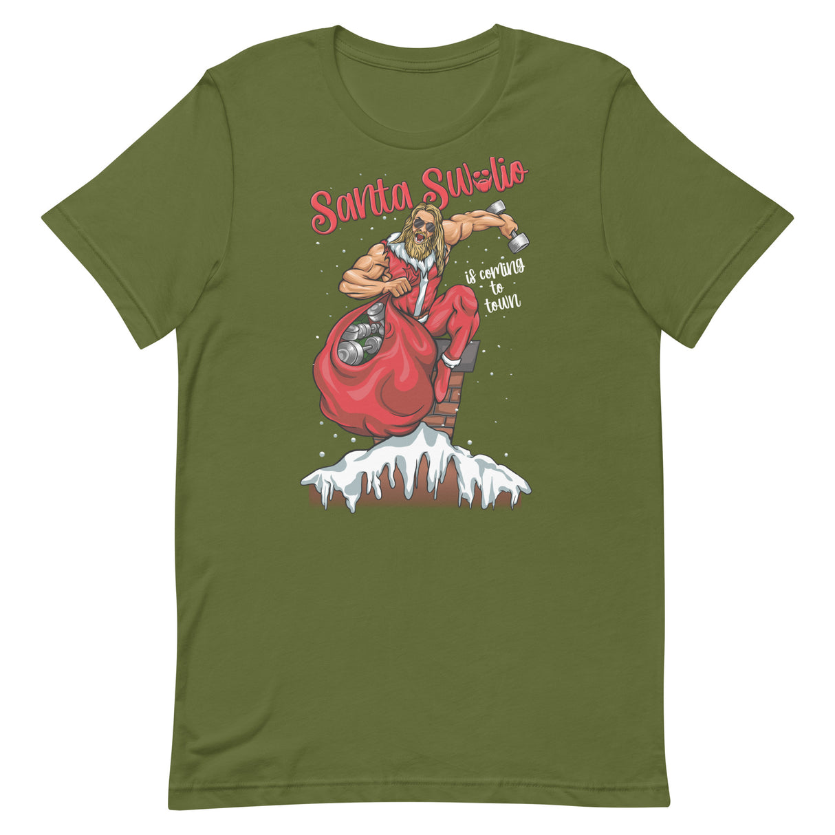 Santa Swolio Is Coming To Town T-Shirt