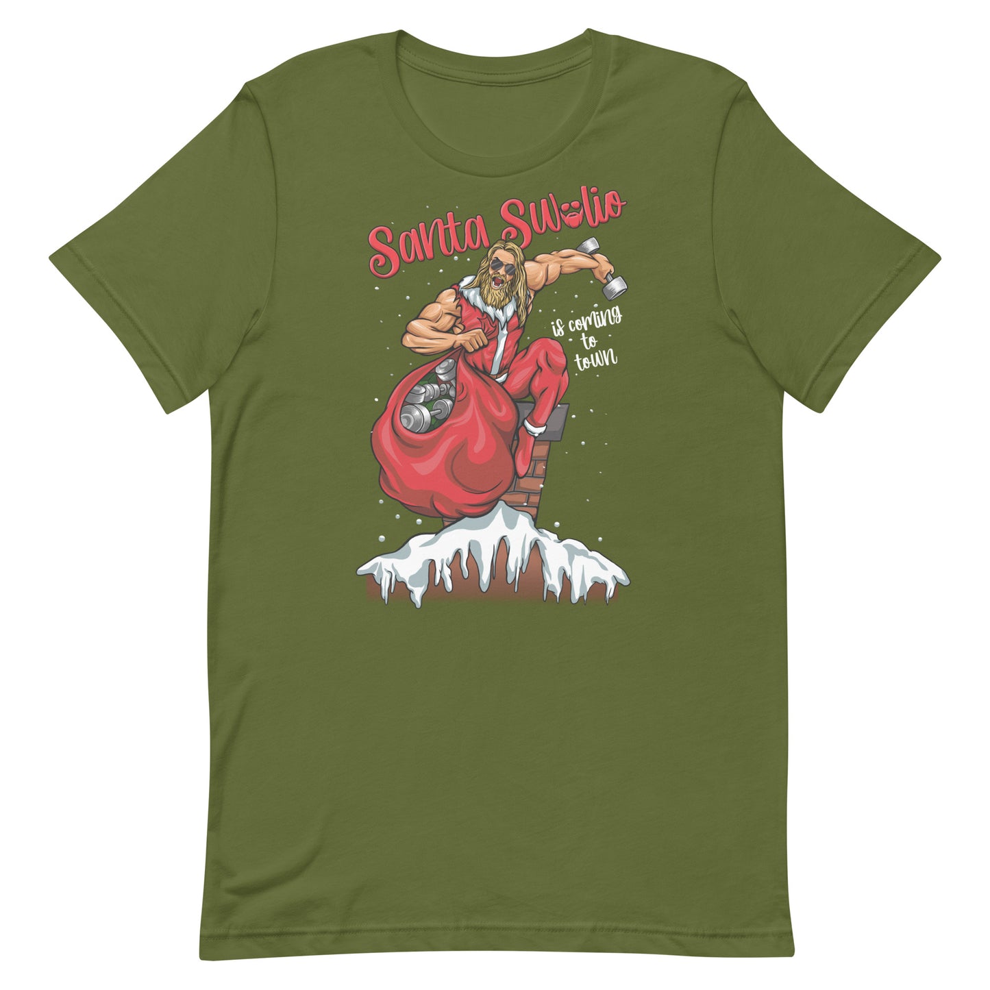 Santa Swolio Is Coming To Town T-Shirt