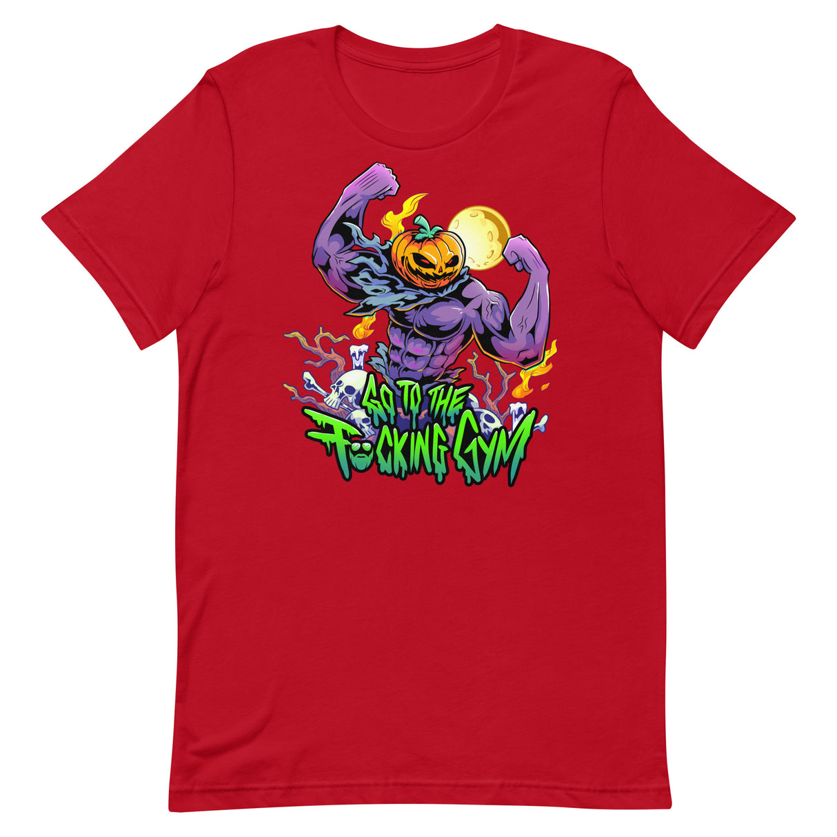 Pumpkin Head Go To The F*cking Gym T-Shirt