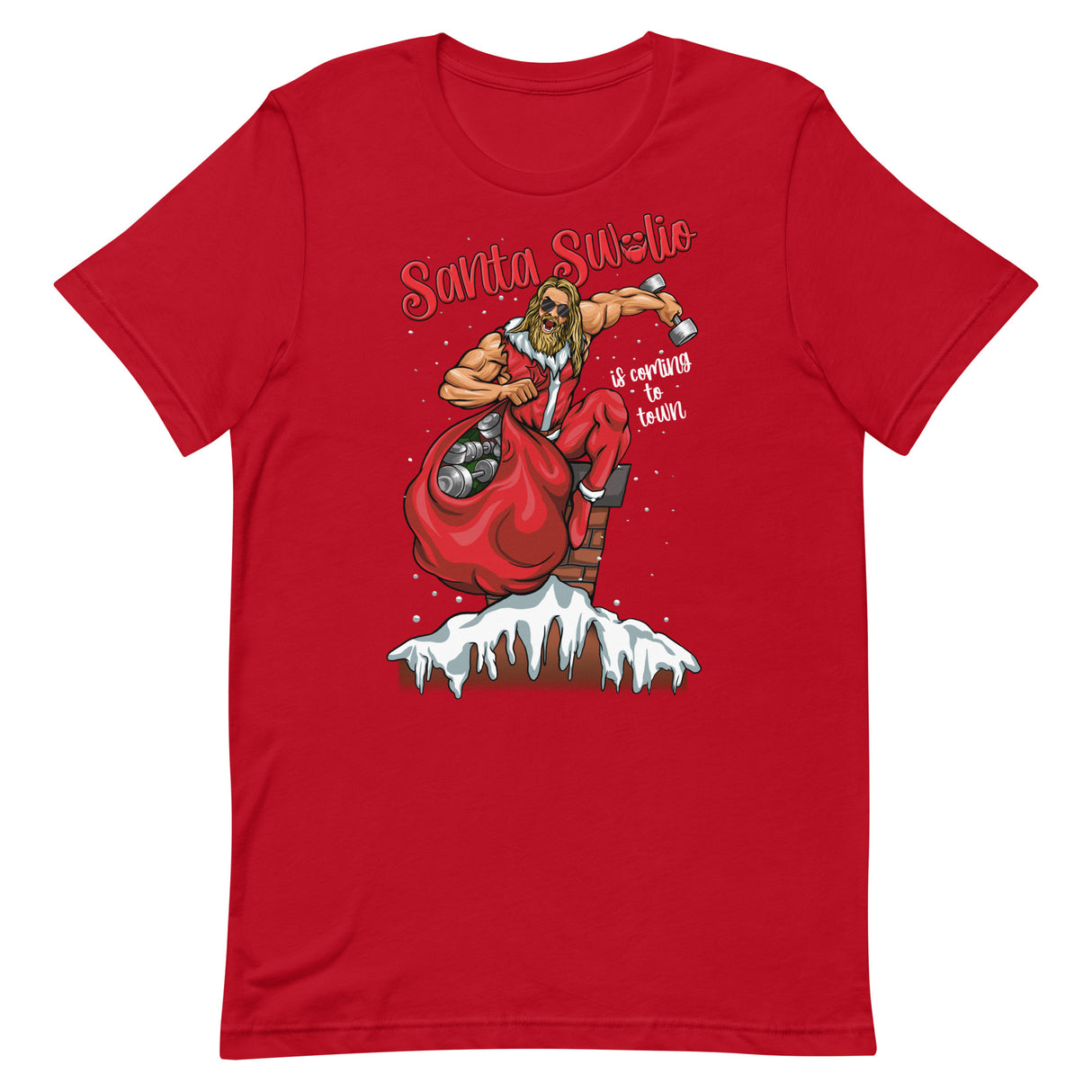 Santa Swolio Is Coming To Town T-Shirt