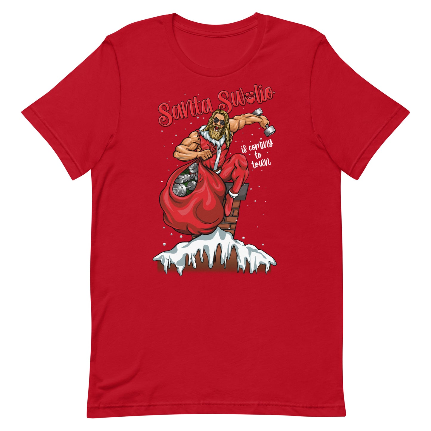 Santa Swolio Is Coming To Town T-Shirt