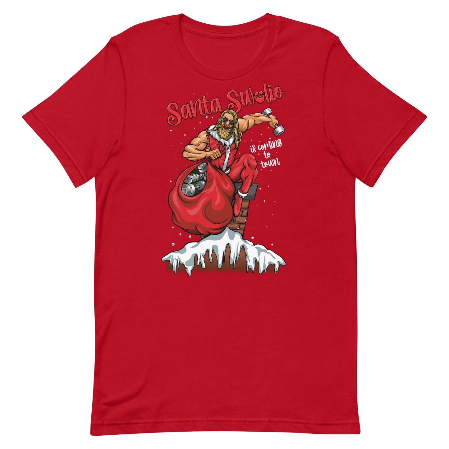 Santa Swolio Is Coming To Town T-Shirt