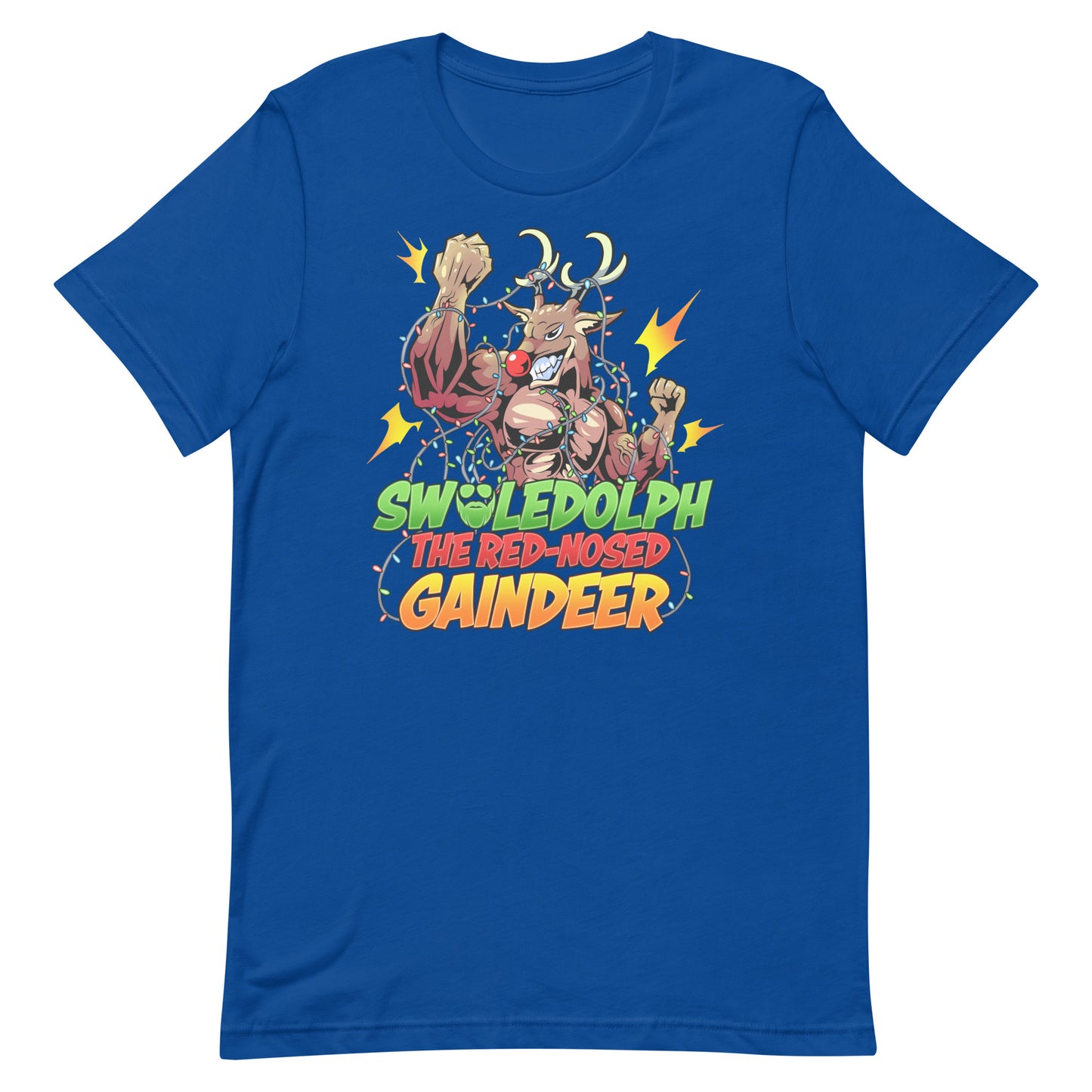 Swoledolph The Red-Nosed Gaindeer T-Shirt