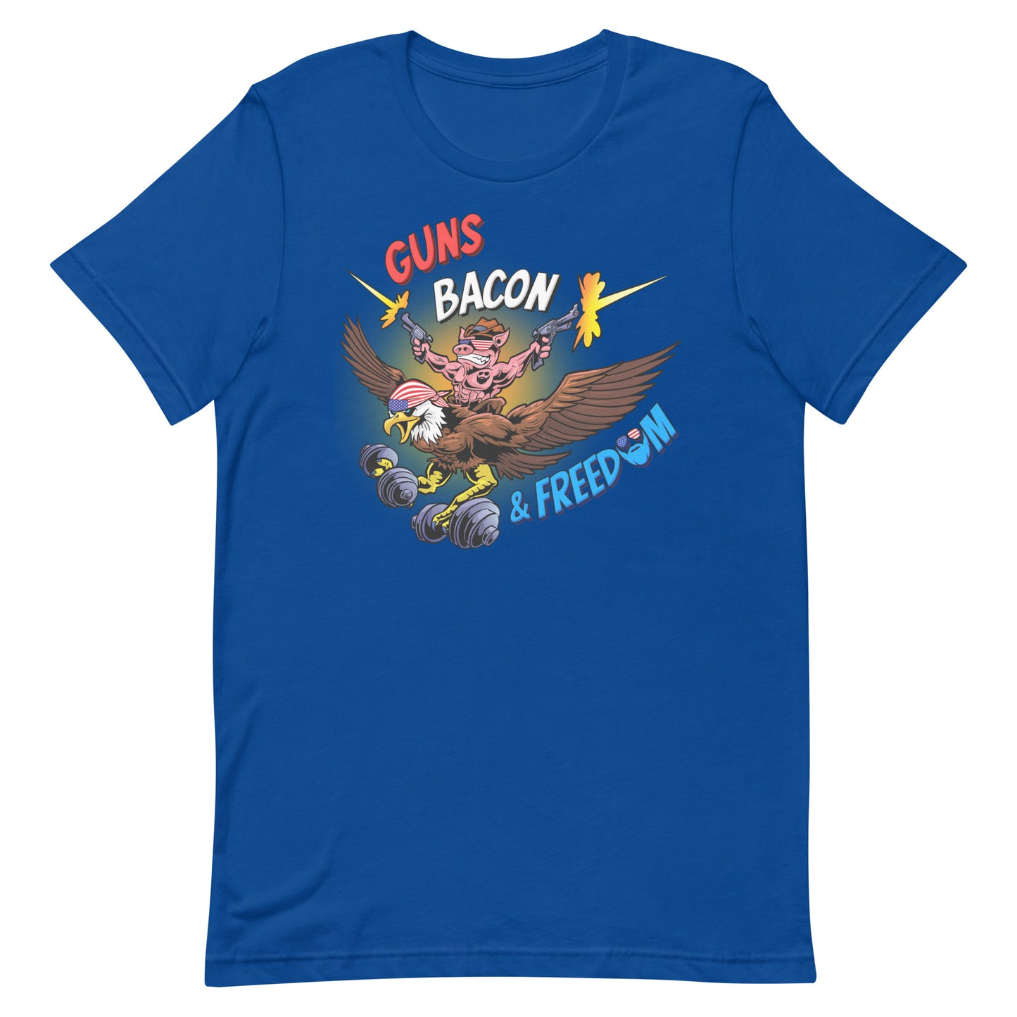 Guns, Bacon & Freedom (Image) T-Shirt