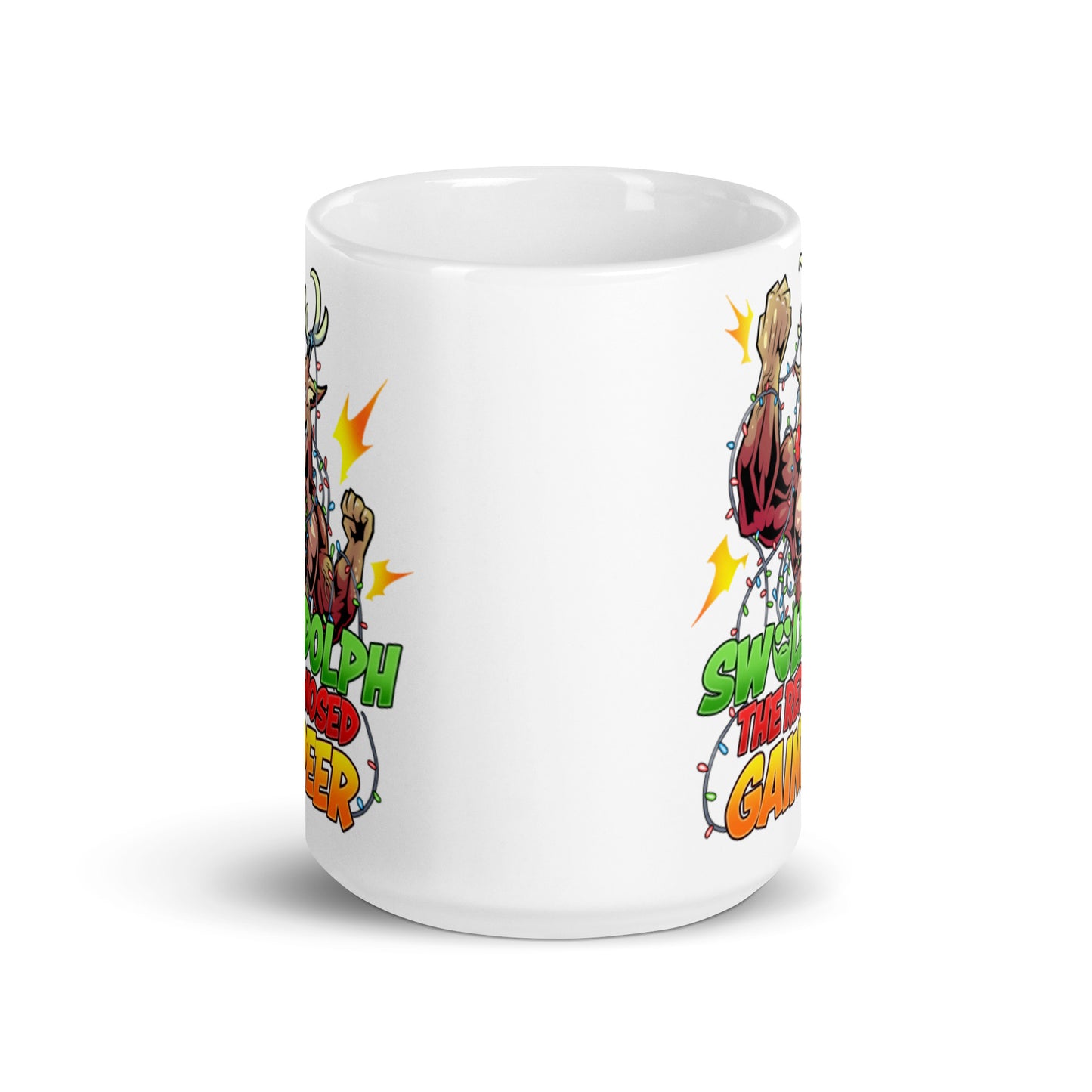 Swoledolph The Red-Nosed Gaindeer Mug