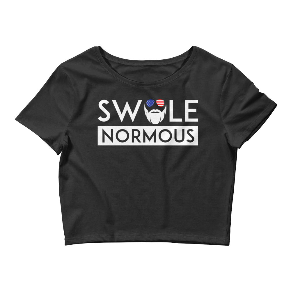 Limited Edition Swolenormous 'Merica Women’s Crop Tee