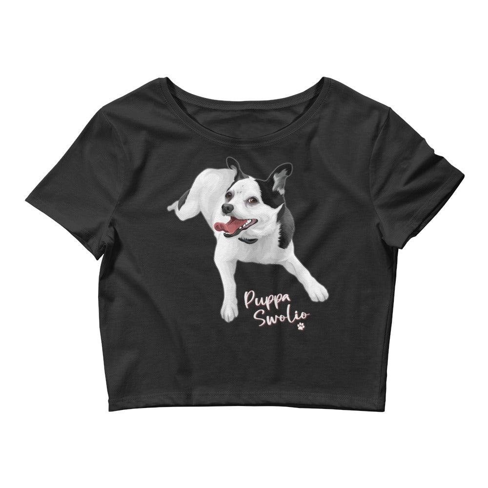 Puppa Swolio Women’s Crop Tee