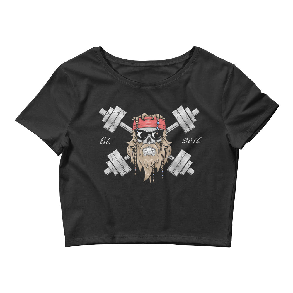Captain Swolio Women’s Crop Tee