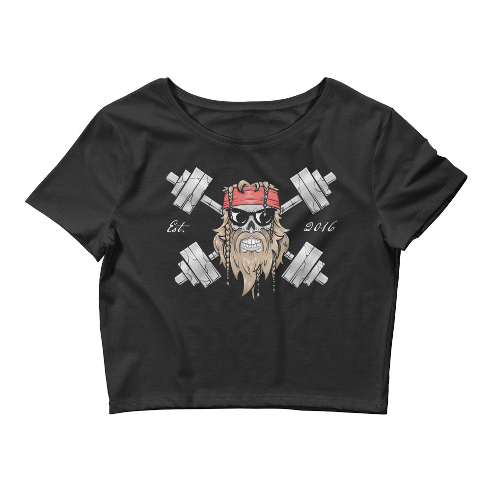 Captain Swolio Women’s Crop Tee