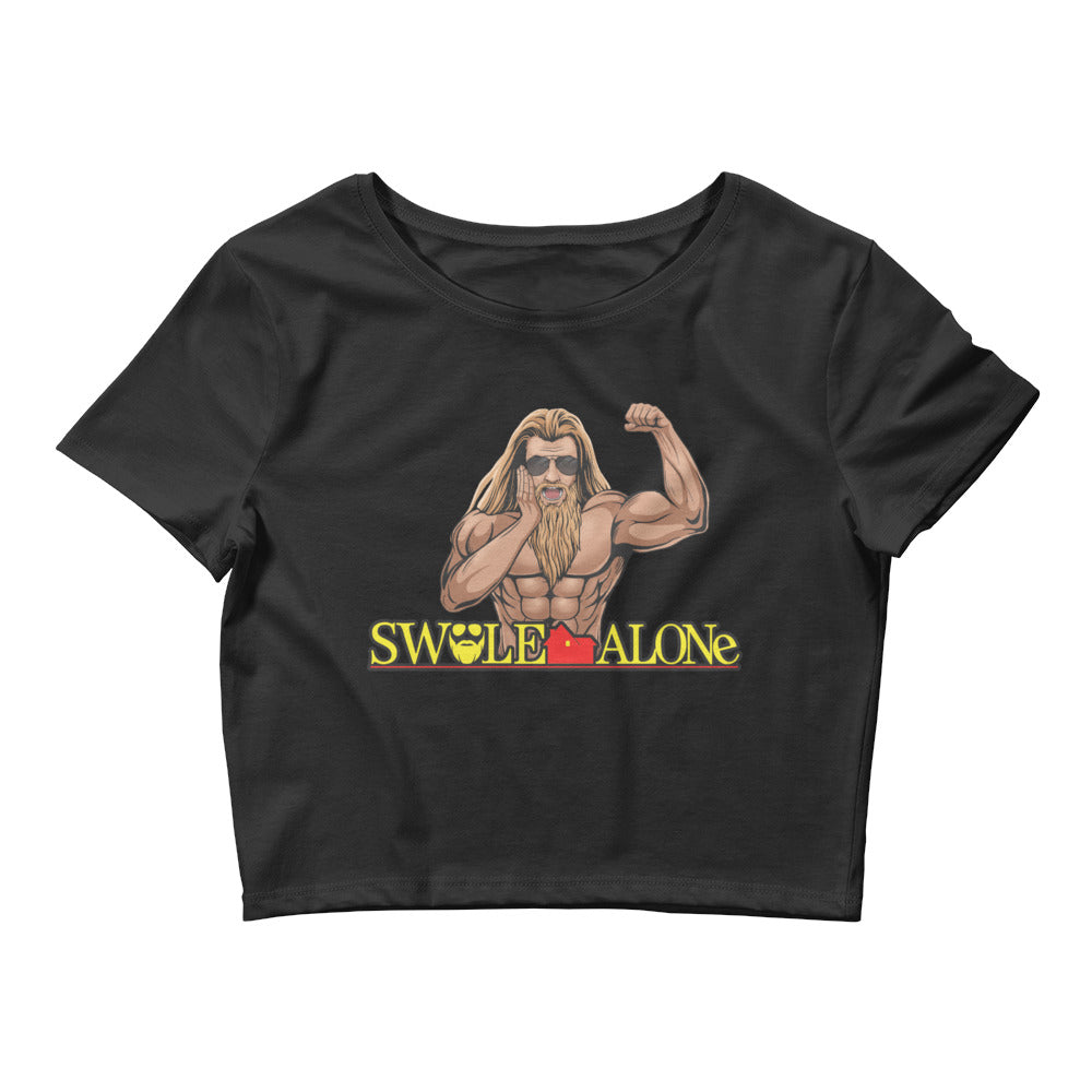 Swole Alone (Image) Women’s Crop Tee