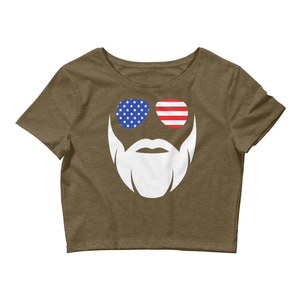 Papa Swolio for President Women’s Crop Tee