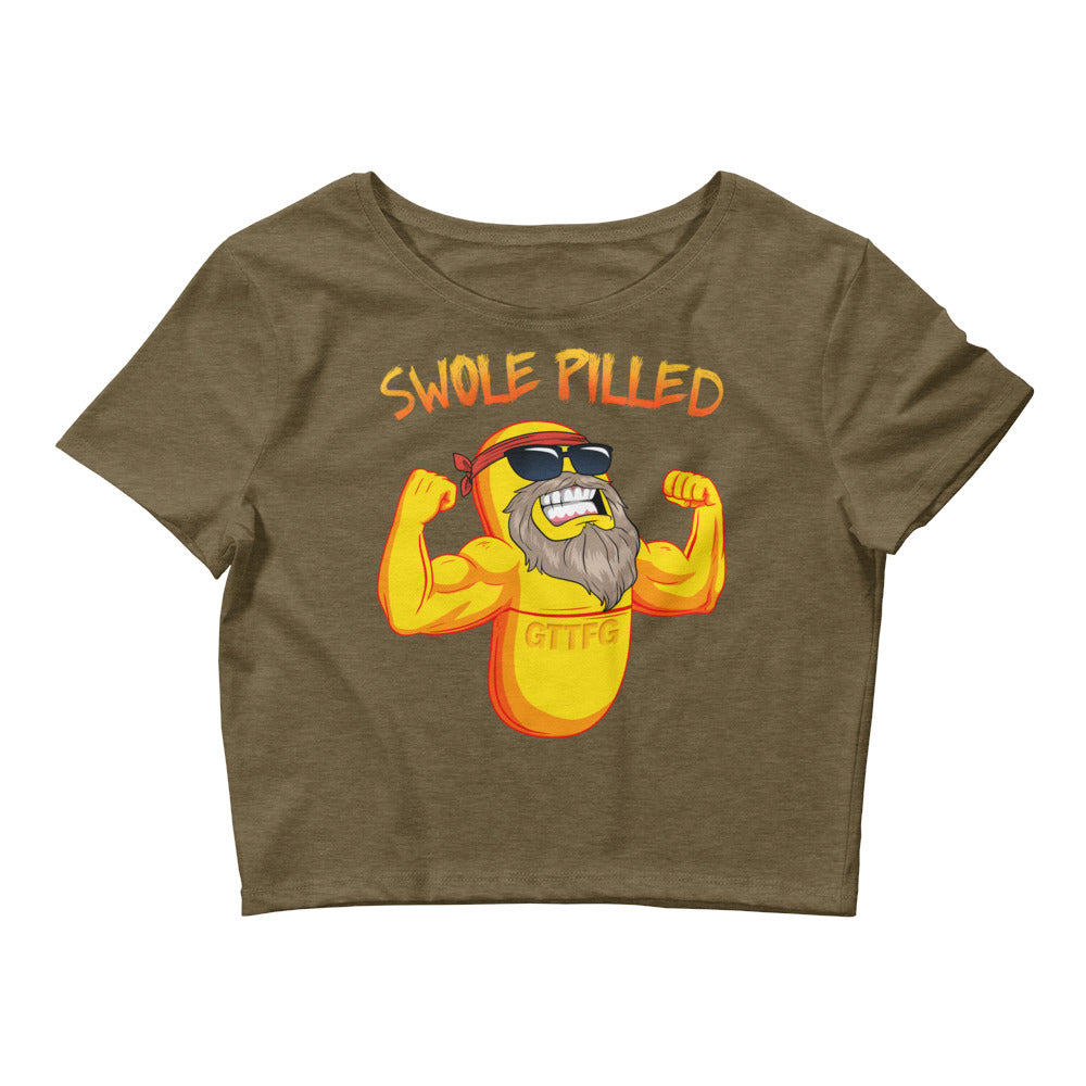 Swole Pilled Women’s Crop Tee