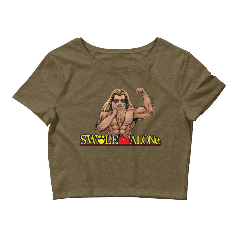 Swole Alone (Image) Women’s Crop Tee